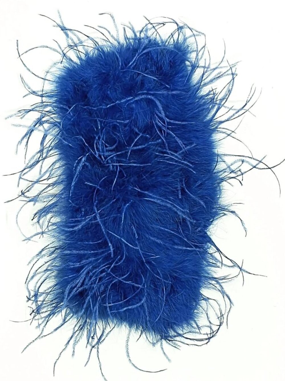 ๐ฅCHIC SEXY GLAM!๐ฅLAMARQUE x REVOLVE ZAINA COBALT LUXURIOUS OSTRICH FEATHER TOP - Picture 15 of 15